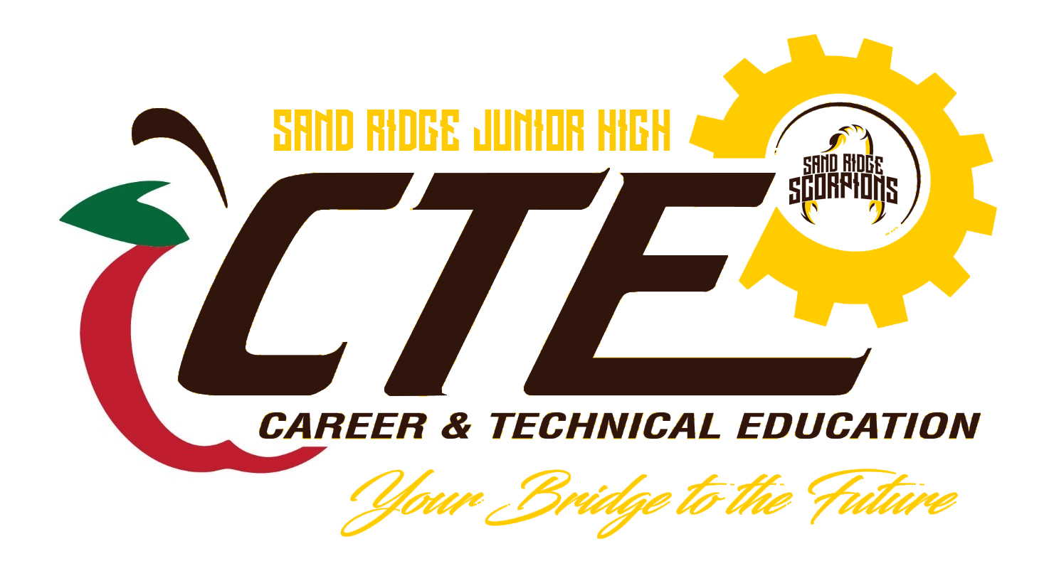 Sand Ridge Junior High CTE Career & Technical Education Logo
