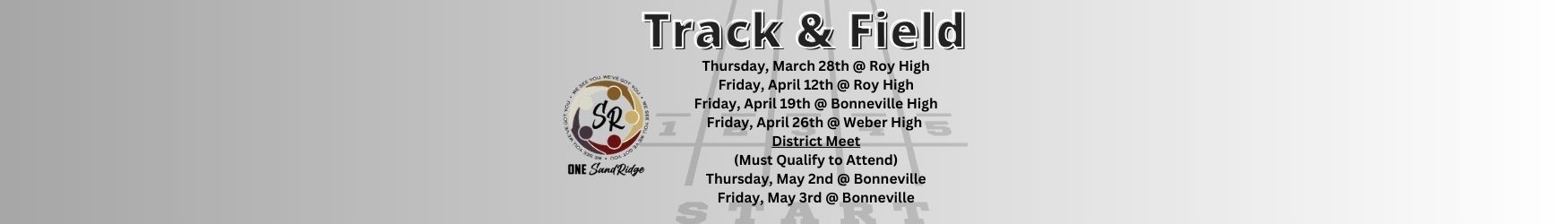 Track for Meets Click Link for Standings & Schedule