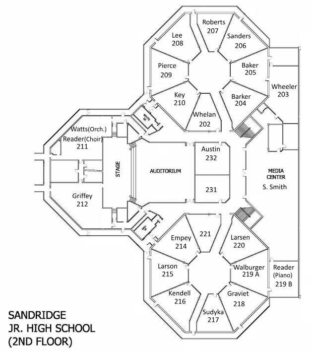 2nd floor map