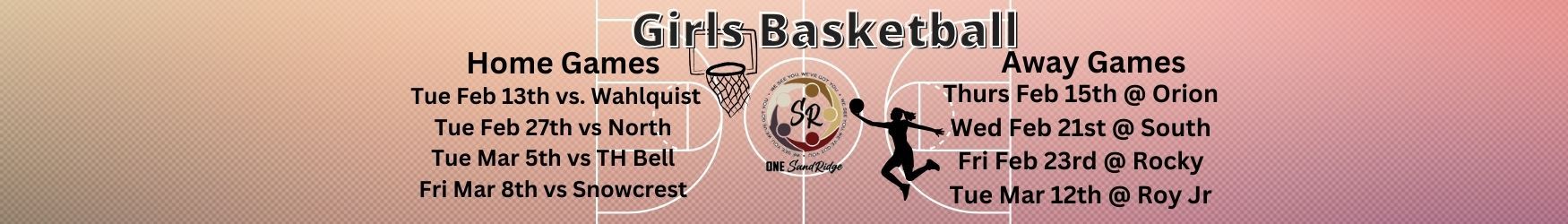 Girls Basketball Schedule for Games Click Link for Standings & Schedule